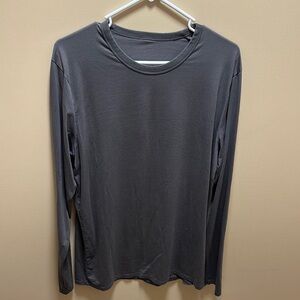 Lululemon Fundamental T Long Sleeve - L - Dark Grey